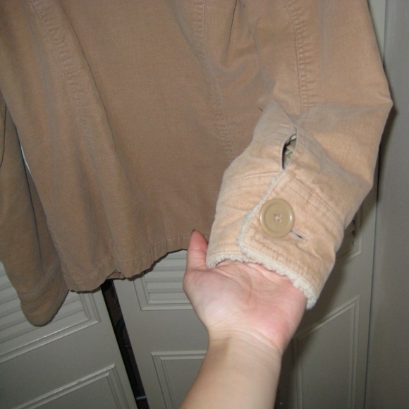 AEROPOSTALE beige tan Shearling Fall jacket - Picture 5 of 5